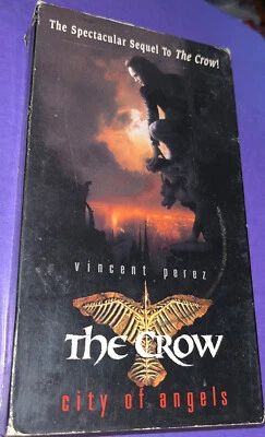 The Crow City Of Angels VHS Tape Vincent Perez Horror Movie Cult Classic Vintage Foto 1 de 4