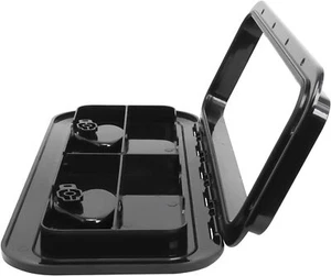 Amarine Made Boat Hatch Marine Deck Hatch Access Hatch & Lid 24" x 9-5/8" Black - Picture 1 of 11