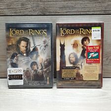 Lord of the Rings: The Return of the King & The Two Towers New Sealed Full Wide