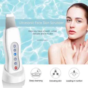 Portable Face Blackhead Removal Cleaner Skin Scrubber Vibration Peeling Massager - Picture 1 of 13
