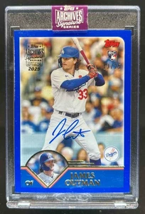 2025 Topps Archives Signature Series James Outman Auto Autograph #13/25 Dodgers - Picture 1 of 2