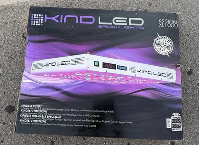 Kind LED K5 Series XL1000 Grow Light Full Spectrum Lamp w/ Remote Tested Working - Image 1 of 4