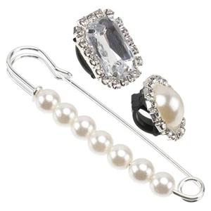 6 Pcs Three-piece Shoe Button Set Charm Buckles Female Accessories - Bild 1 von 12