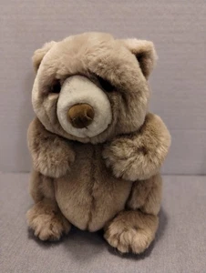 Oso de peluche Lou Rankin jaspe beige tostado animal de peluche Dakin 9" - Imagen 1 de 5