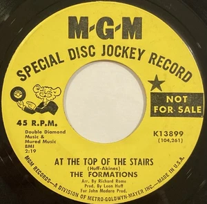 The Formations – At The Top Of The Stairs – MGM Records - K13899 – 1968 45 RPM - Picture 1 of 5