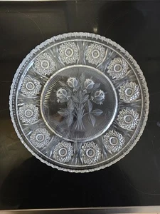 Schale mit Gravur schwer 30cm x 3,5 cm - Bild 1 von 5