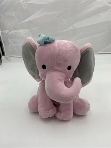 Bedtime Originals Hazel Twinkle Toes Pink Elephant 10" Plush Stuffed Animal Baby - Picture 1 of 7