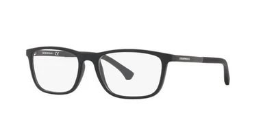 Anteojos rectangulares Emporio Armani para hombre 0EA3069 5001 53 mm Foto 1 de 4
