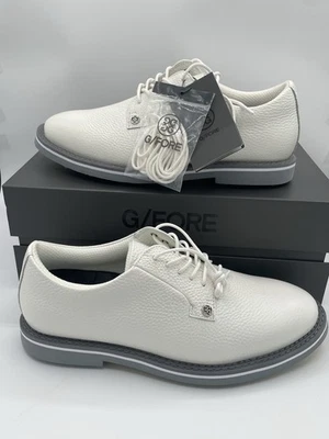 ZAPATO DE GOLF G/FORE PARA HOMBRE GALLIVANTER CUERO GUIJARRO NIEVE/MONUMENTO HOMBRE Talla 9.5 Foto 1 de 4