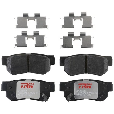 Rear Disc Brake Pad Set for Hyundai Sonata 1999 - 2008 TRW Ultra TXC0813 - Image 1 of 4