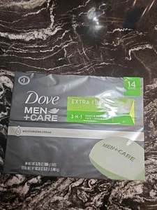 Dove Men+Care Body and Face Bar Soap, Extra Fresh, 3.75 oz., 14 ct. - Picture 1 of 2