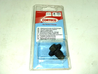 Corteco 220146S Engine Drain Plug New In Package For Mini Cooper 2002-2008 Foto 1 de 3