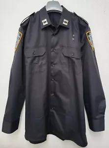 NEU, US POLICE UNIFORM - HEMD GR: S, M, L, XL, 2XL, - KOSTÜM, NEW YORK - Bild 1 von 8