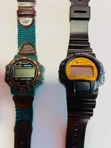 Set of 2 Lifelong Quartz Alarm Chrono Sports Watch - Untested - needs batteries - Picture 1 of 7