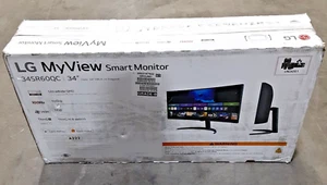 LG 34SR60QC-B.AUS 34" Curved Screen MyView Smart Monitor - Picture 1 of 7