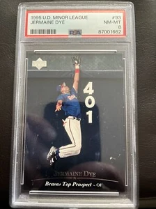 1995 Upper Deck Minors Jermaine Dye #93 RC Macon Braves PSA 8, POP 1 - Picture 1 of 2