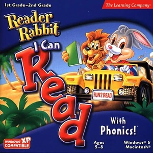 Reader Rabbit I Can Read With Phonics 1st & 2nd Ages 5-8 Learning Company Sealed - Afbeelding 1 van 4