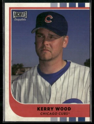 2021 Topps Archives Snapshots #47 Kerry Wood Chicago Cubs - Image 1 of 2