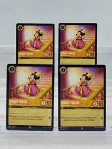 Disney Lorcana Minnie Mouse - Geliebte Prinzessin 13/204 Erstes Kapitel C 4 Karten - Bild 1 von 1