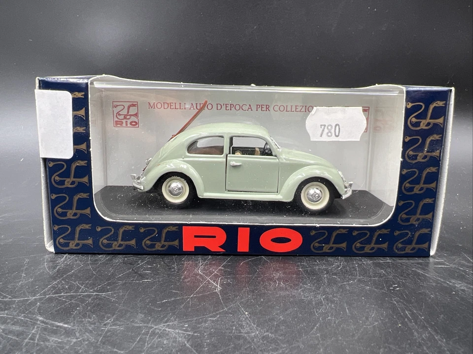 1/43 Rio Volkswagen Versión Invierno Con Madera Esquí Escarabajo #SL 057 Hecho en Italia Foto 1 de 4