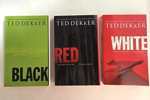 The Circle Trilogy Series PB Books by TED DEKKER Black Red White VG Condition - Picture 1 of 11