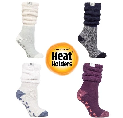 HEAT HOLDERS Calcetines térmicos para mujer salón acogedor holgado con empuñaduras SOCKSHOP soportes térmicos 1 par