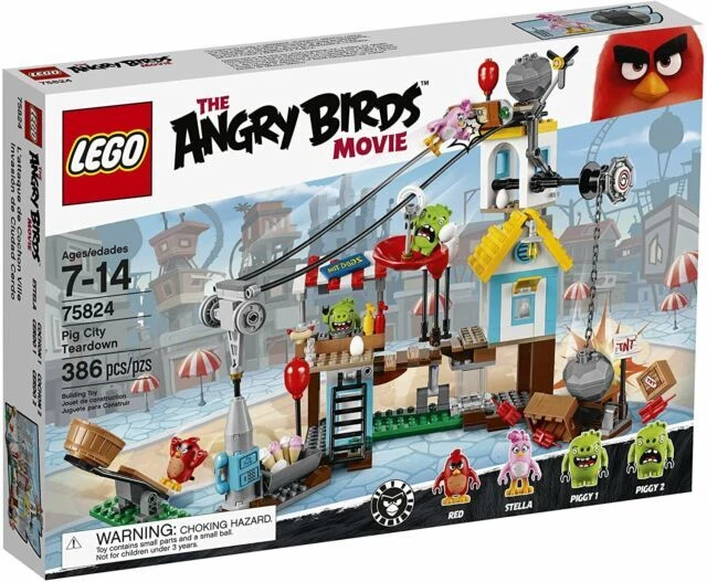 LEGO The Angry Birds Movie: Pig City Teardown (75824)