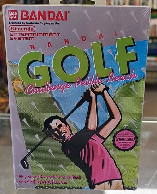 Bandai Golf: Challenge Pebble Beach (Nintendo Entertainment System, 1989) - NEW - Image 1 of 4