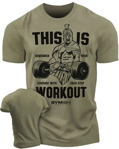 026. Spartan Funny Workout T-Shirt for Men - Picture 1 of 47