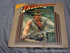 The Story of Indiana Jones and the Temple of Doom LP Includes 16-Page Booklet - Picture 1 of 12
