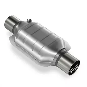 200 Zeller Sport Flach Katalysator Metall Anschlus Ø63,5mm bis 4000cm³EURO 3/4 - Bild 1 von 5