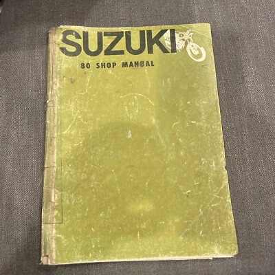 1964 Suzuki 80 motorcycle service repair shop manual - Image 1 of 4