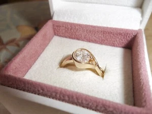 Genuine Pandora 1 Carat Lab-grown 14k Gold & Diamond Ring 159450C01 54 RRP £1490 - Picture 1 of 4