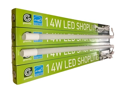Greenlite 14W LED Shop Light 24” Plug-In Fixture Garage Workshop ENERGY STAR - Image 1 of 4