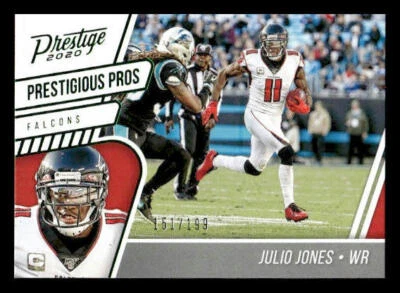 2020 Panini Prestige #PP-JJ Julio Jones Prestigious Pros /199 Atlanta Falcons - Image 1 of 2