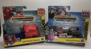 Hasbro Transformers Cyberverse Optimus Prime & Megatron Actionfiguren Konvolut - Bild 1 von 6