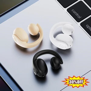 Wireless Headphone Earphones Clip On Bluetooth 5.4 Open Ear Earbuds New - Zdjęcie 1 z 19