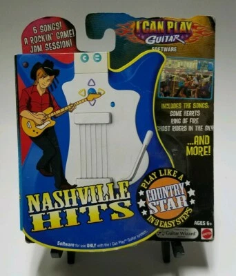 I Can Play Guitar Nashville Hits Software By Mattel Brand New Sealed Free Ship - Image 1 of 4