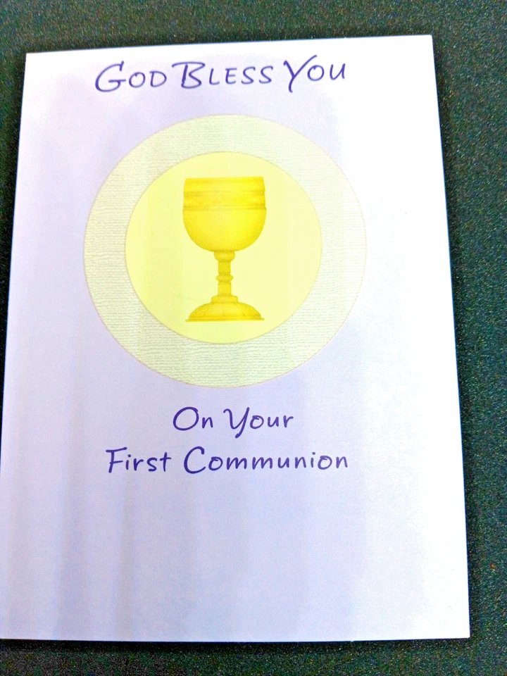 First Communion Greeting Card w/Envelope - Image 1 of 1