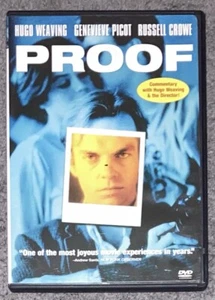 Proof DVD Hugo Weaving Geneviève Picot Russell Crowe Saskia Post 1991 - Picture 1 of 4