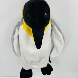 "Mochila suave de felpa The Petting Zoo Emperador Pingüino 17"" nueva" - Imagen 1 de 11