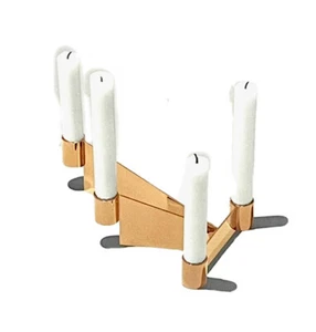 Georg Jensen Urkiola Candle Holder, Stainless Steel Copper Color 9” X6 1/4” - Picture 1 of 12