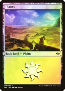 MTG FOIL Plains 177 - Fate Reforged #177 - Picture 1 of 1