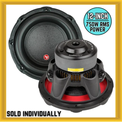 Audiopipe TXX-BDC2-12 12′′ 750W RMS Potencia Doble 4 Ohmios Bobina de Voz Subwoofer Coche Foto 1 de 4