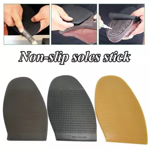 Rubber Shoe Soles for Leather Shoes Sole Non-slip Repair Care Replacement N - Picture 1 of 14