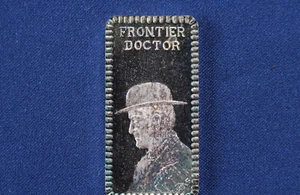 1974 Hamilton Mint Frontier Doctor Profiles of the West Silver Art Bar P0844 - Picture 1 of 2
