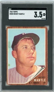 1962 Mickey Mantle #200 Topps SGC 3.5 - Picture 1 of 2