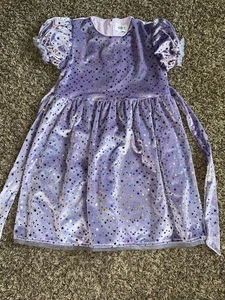 Lola and The Boys Lavender Sky Velour Dress Size 8 - Picture 1 of 1