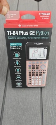 Texas Instruments TI-84 Plus CE Python Graphing Calculator Rose Gold - Brand New - Image 1 of 4