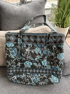 Bolso de Mano Tanya Lee Acolchado Floral Cartera de Hombro Cremallera Superior Doble Asas - Imagen 1 de 12